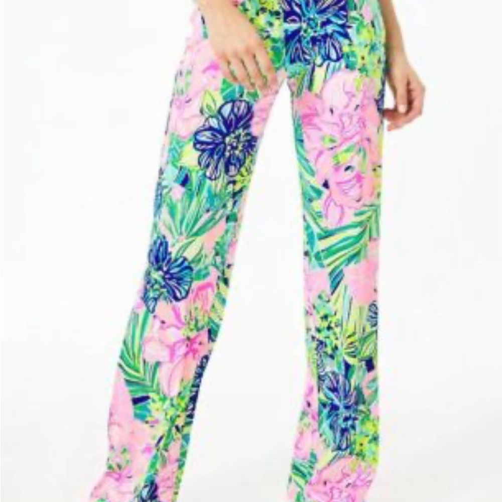 Lilly Pulitzer Georgia May Island escape Palazzo pants size XXS nwt